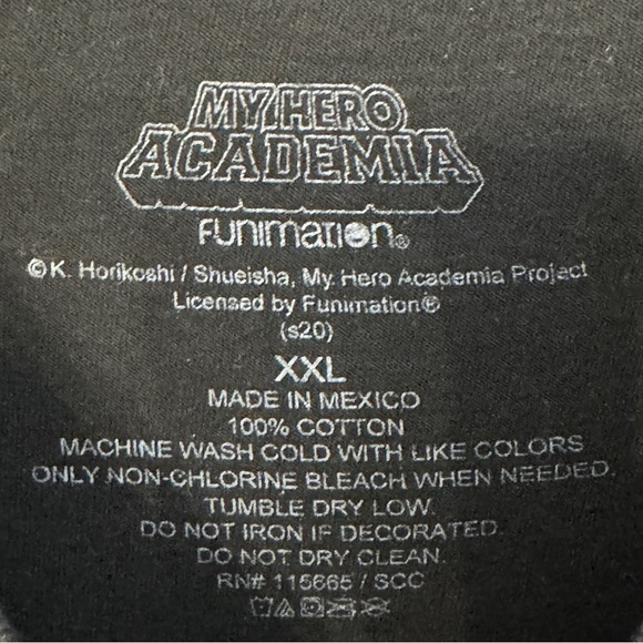 My Hero Academia XXL Black League of Villains Anime Graphic Tee - Picture 6 of 7